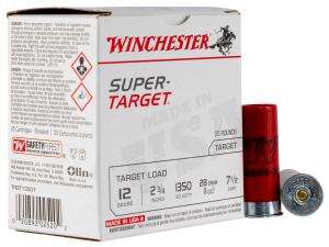 Ammunition Winchester Ammunition Super Target 12Gauge WIN SPRTRGT 12GA 2.75" #7.5 25/250